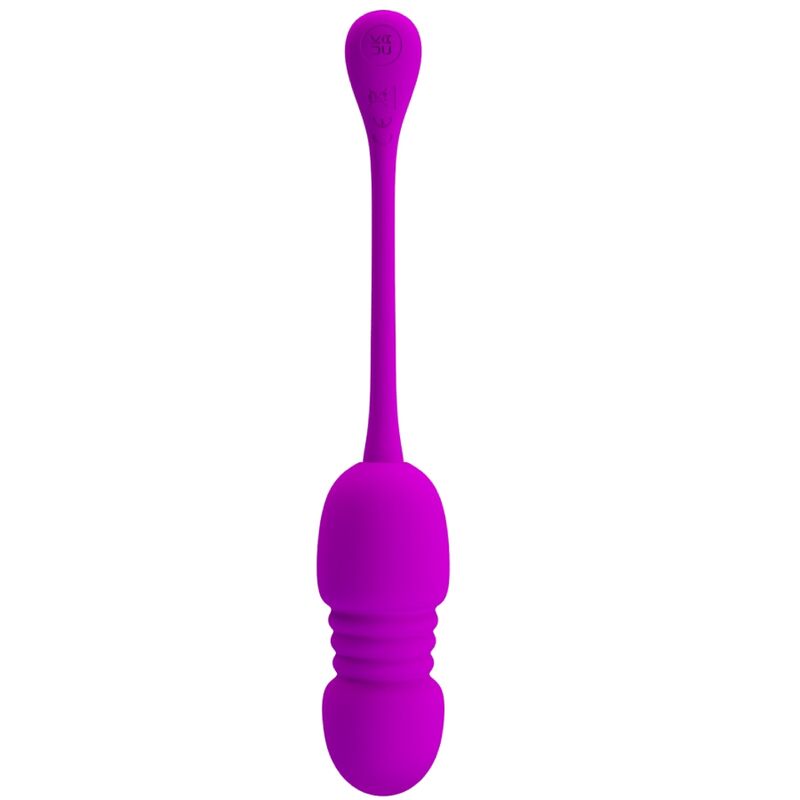 PRETTY LOVE - CALLIE PURPLE RECHARGEABLE VIBRATING EGG - My naughty haven #