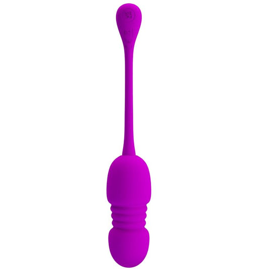 PRETTY LOVE - CALLIE PURPLE RECHARGEABLE VIBRATING EGG - My naughty haven #