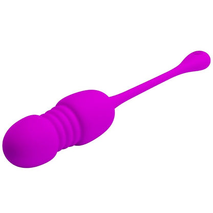 PRETTY LOVE - CALLIE PURPLE RECHARGEABLE VIBRATING EGG - My naughty haven #