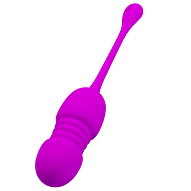 PRETTY LOVE - CALLIE PURPLE RECHARGEABLE VIBRATING EGG - My naughty haven #