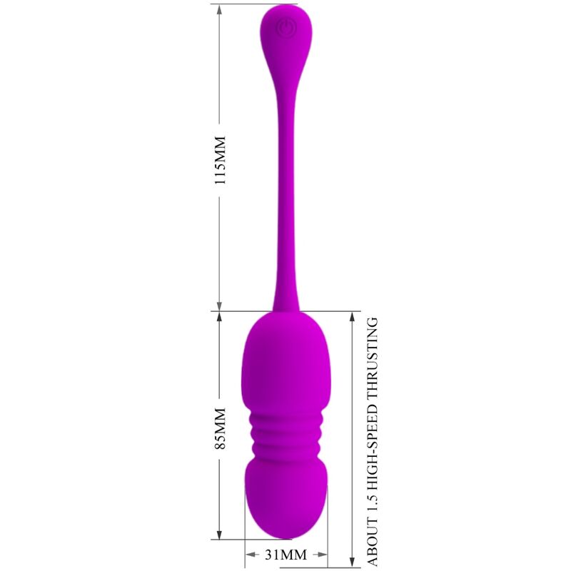 PRETTY LOVE - CALLIERI VIBRATING EGG - My naughty haven #