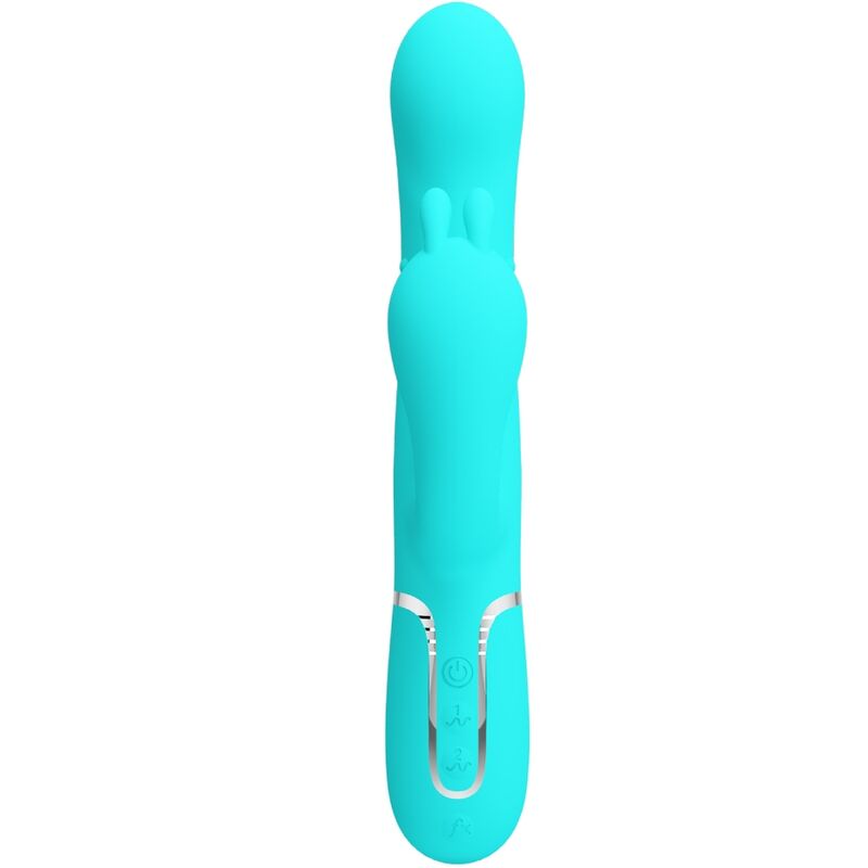 PRETTY LOVE - CAMMY 4 IN 1 MULTIFUNCTION TRIPPLE RABBIT VIBRATOR  BLUE - My naughty haven #