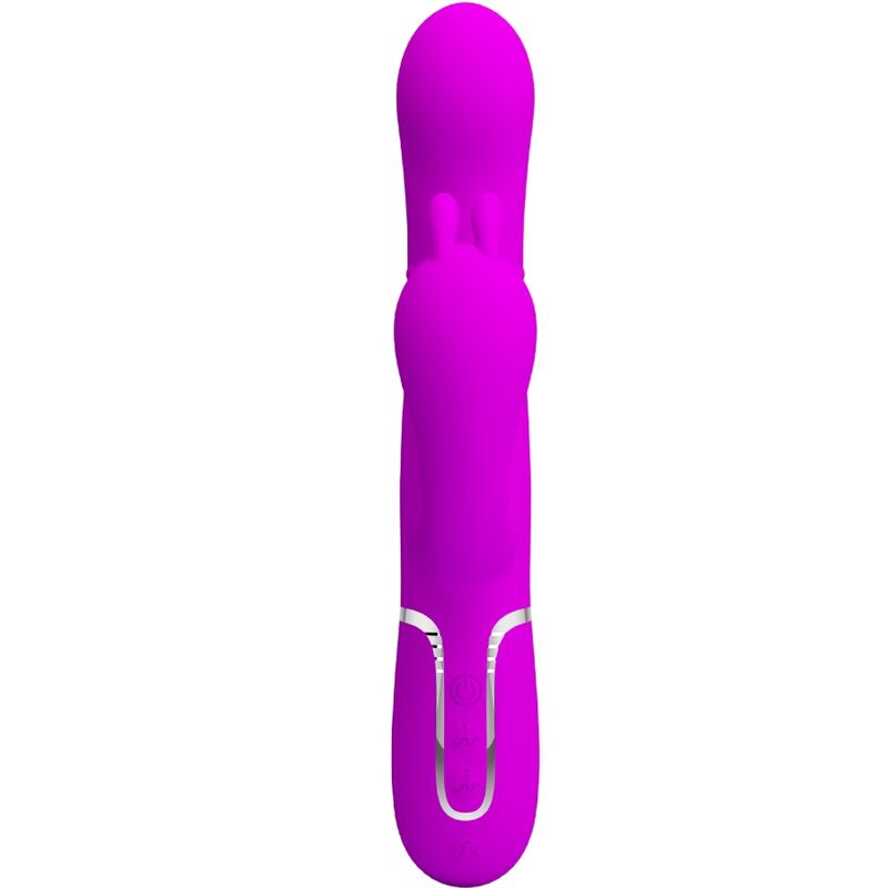PRETTY LOVE - CAMMY TRIPLE VIBRATOR MULTIFUNCTION 4 IN 1 PINK - My naughty haven #