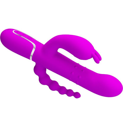 PRETTY LOVE - CAMMY TRIPLE VIBRATOR MULTIFUNCTION 4 IN 1 PINK - My naughty haven #