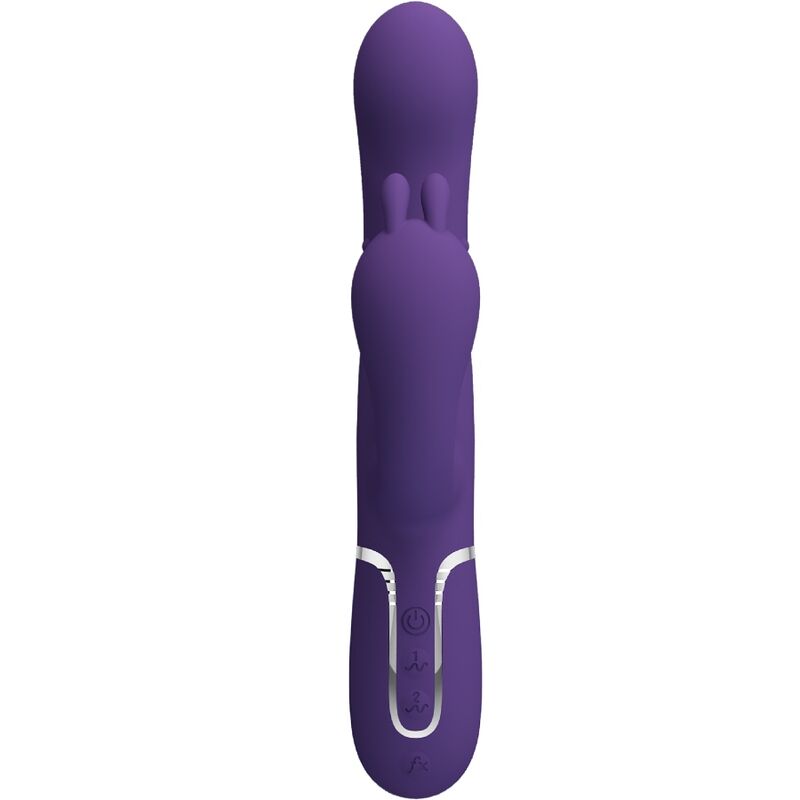 PRETTY LOVE - CAMMY TRIPLE VIBRATOR MULTIFUNCTION 4 IN 1 PURPLE - My naughty haven #