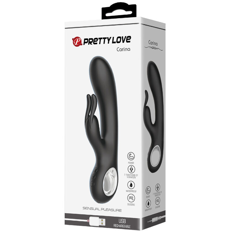 PRETTY LOVE - CARINA VIBRATOR CLITORIS AND G-SPOT STIMULATOR - My naughty haven #