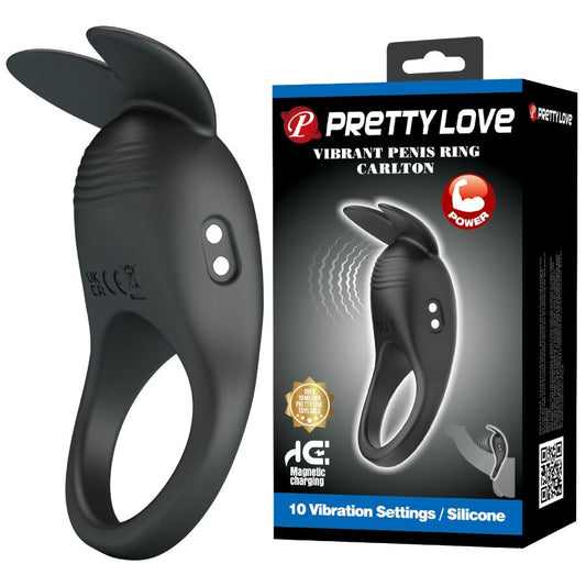 PRETTY LOVE - CARLTON PENIS RING WITH CLITORAL STIMULATOR - My naughty haven #