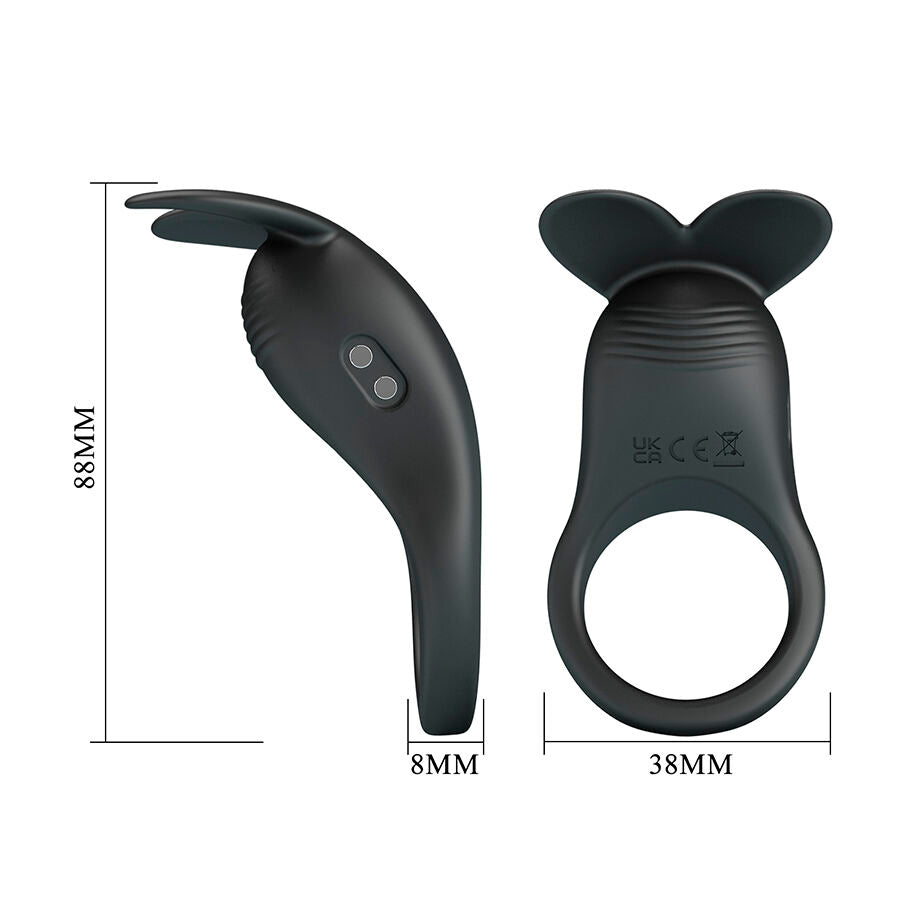 PRETTY LOVE - CARLTON PENIS RING WITH CLITORAL STIMULATOR - My naughty haven #