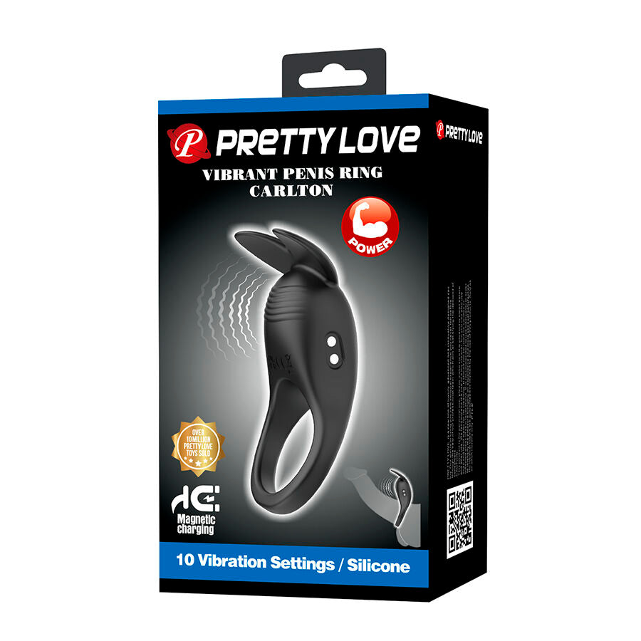 PRETTY LOVE - CARLTON PENIS RING WITH CLITORAL STIMULATOR - My naughty haven #
