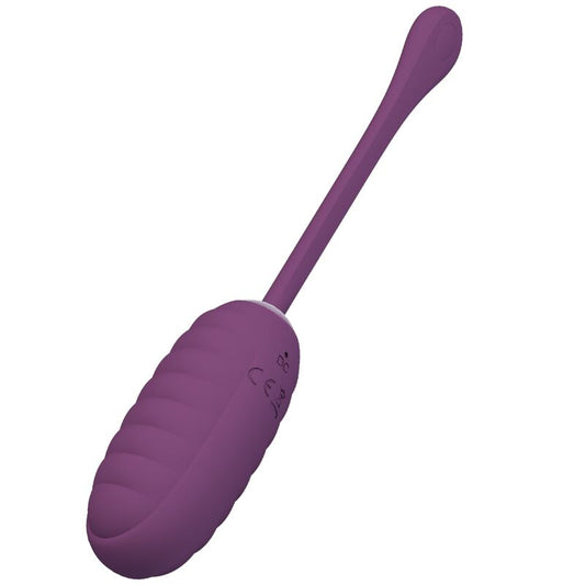 PRETTY LOVE - CASPER PURPLE RECHARGEABLE VIBRATING EGG - My naughty haven #