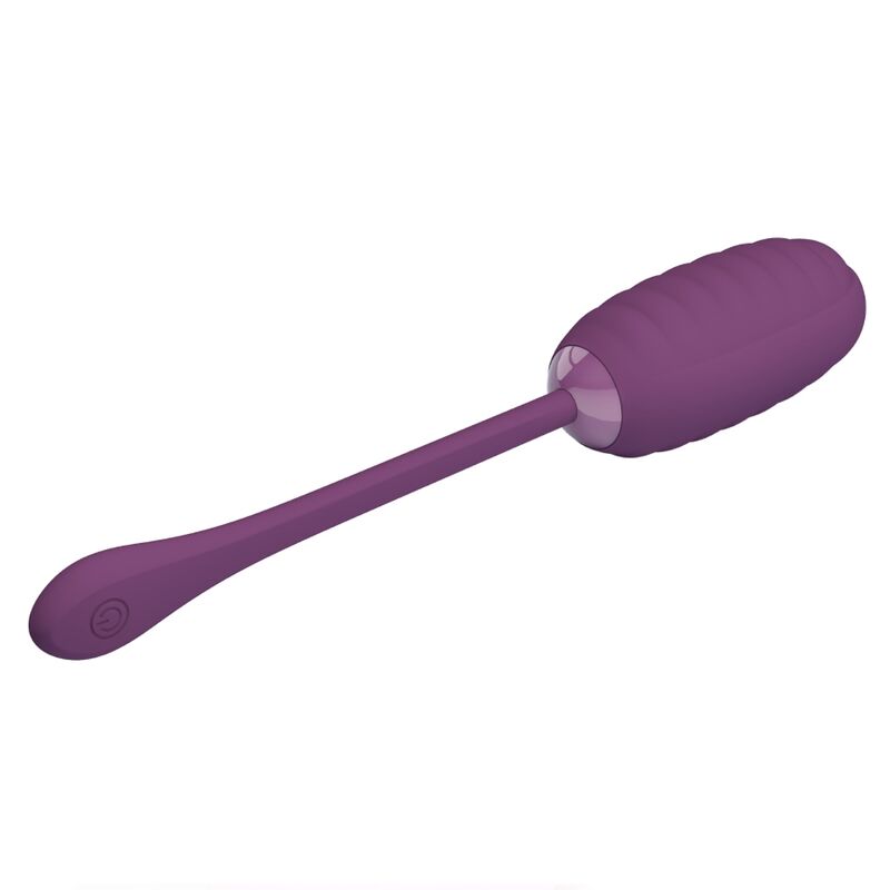 PRETTY LOVE - CASPER PURPLE RECHARGEABLE VIBRATING EGG - My naughty haven #