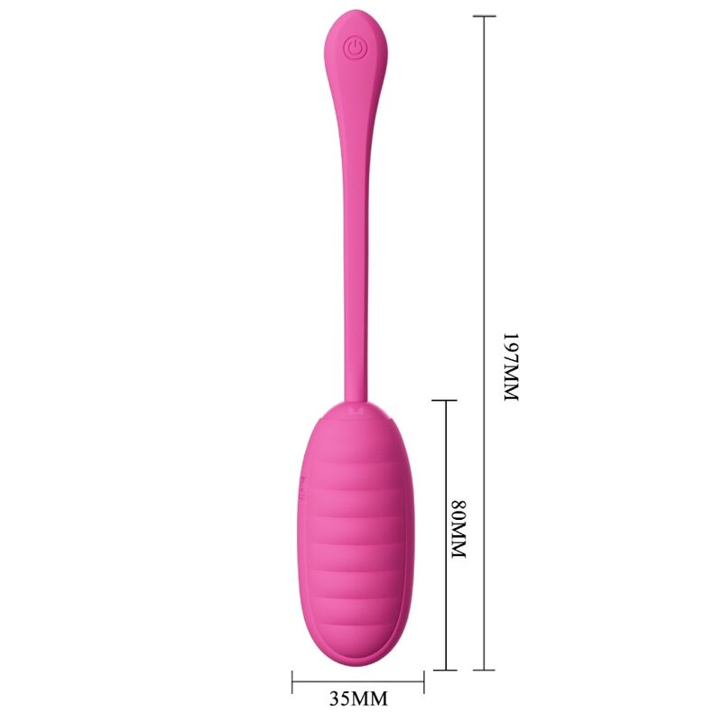 PRETTY LOVE - CATALINA PINK RECHARGEABLE VIBRATING EGG FREE APP - My naughty haven #