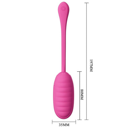 PRETTY LOVE - CATALINA PINK RECHARGEABLE VIBRATING EGG FREE APP - My naughty haven #