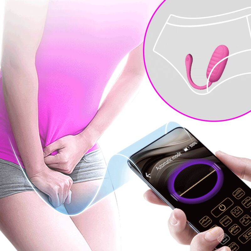 PRETTY LOVE - CATALINA PINK RECHARGEABLE VIBRATING EGG FREE APP - My naughty haven #