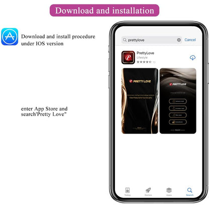 PRETTY LOVE - CATALINA PINK RECHARGEABLE VIBRATING EGG FREE APP - My naughty haven #