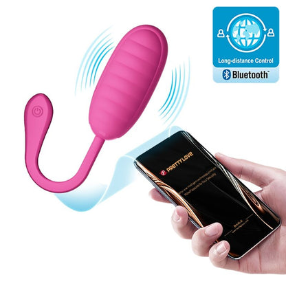 PRETTY LOVE - CATALINA PINK RECHARGEABLE VIBRATING EGG FREE APP - My naughty haven #