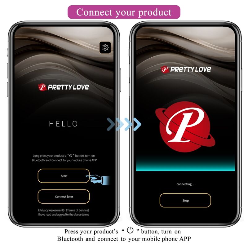 PRETTY LOVE - CATALINA VIBRATOR APP REMOTE CONTROL PURPLE - My naughty haven #
