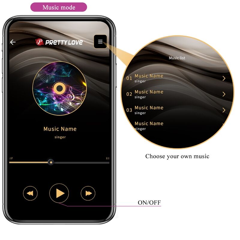 PRETTY LOVE - CATALINA VIBRATOR APP REMOTE CONTROL PURPLE - My naughty haven #