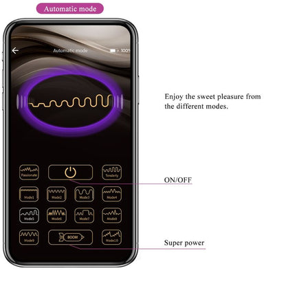 PRETTY LOVE - CATALINA VIBRATOR APP REMOTE CONTROL PURPLE - My naughty haven #