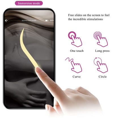 PRETTY LOVE - CATALINA VIBRATOR APP REMOTE CONTROL PURPLE - My naughty haven #