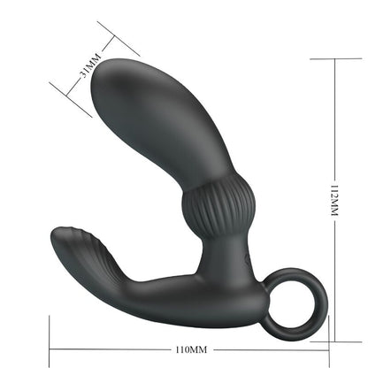 PRETTY LOVE - CAYLA ANAL VIBRATOR MASSAGER BLACK - My naughty haven #