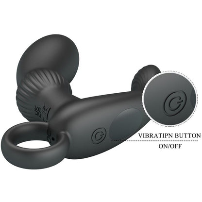 PRETTY LOVE - CAYLA ANAL VIBRATOR MASSAGER BLACK - My naughty haven #