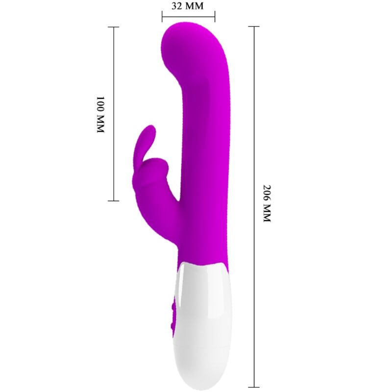 PRETTY LOVE - CENTAUR VIBRATOR RABBIT 30 VIBRATION MODES PURPLE - My naughty haven #