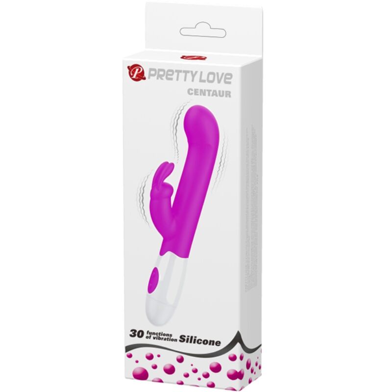 PRETTY LOVE - CENTAUR VIBRATOR RABBIT 30 VIBRATION MODES PURPLE - My naughty haven #