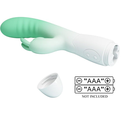 PRETTY LOVE - CERBERUS RABBIT VIBRATOR 3O VIBRATIONS GREEN - My naughty haven #