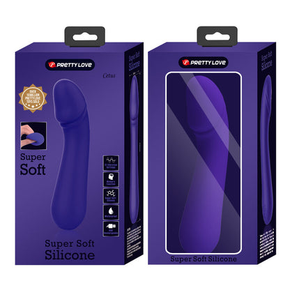PRETTY LOVE - CETUS RECHARGEABLE VIBRATOR PURPLE - My naughty haven #