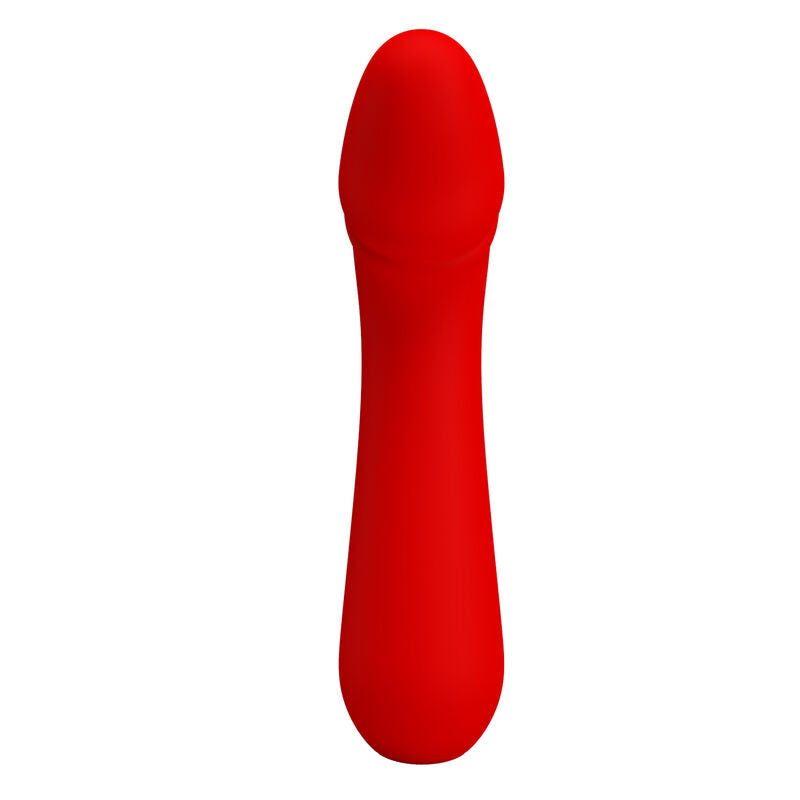 PRETTY LOVE - CETUS RECHARGEABLE VIBRATOR RED - My naughty haven #