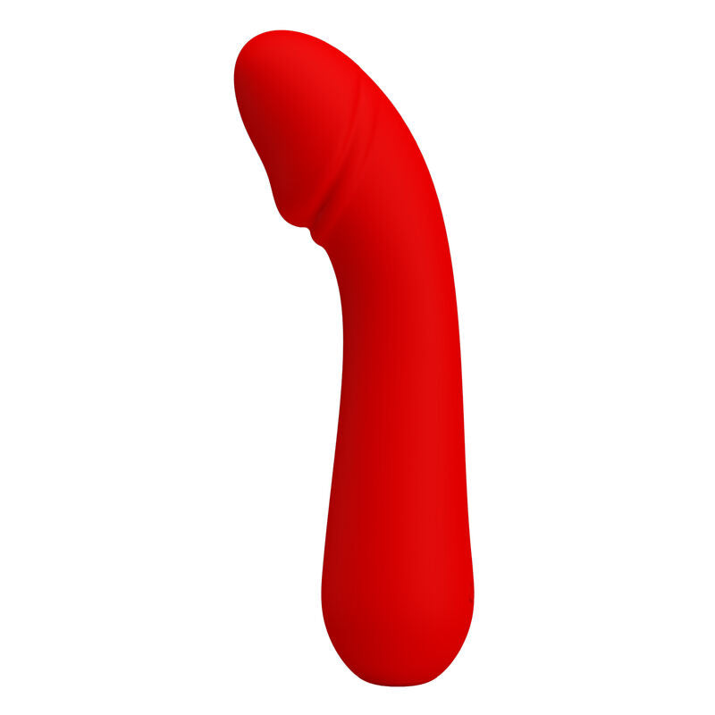 PRETTY LOVE - CETUS RECHARGEABLE VIBRATOR RED - My naughty haven #