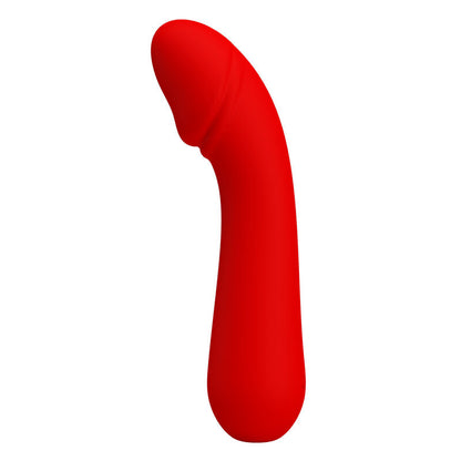 PRETTY LOVE - CETUS RECHARGEABLE VIBRATOR RED - My naughty haven #