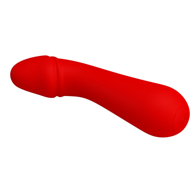 PRETTY LOVE - CETUS RECHARGEABLE VIBRATOR RED - My naughty haven #