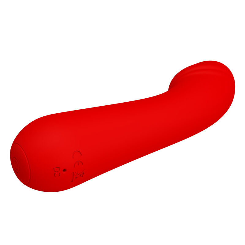 PRETTY LOVE - CETUS RECHARGEABLE VIBRATOR RED - My naughty haven #