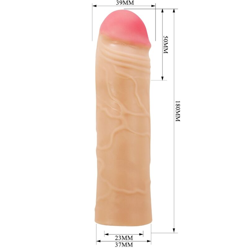 PRETTY LOVE - CHANE PENIS EXTENDER COVER FLESH - My naughty haven #