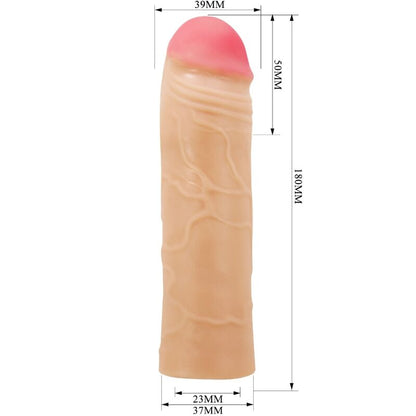 PRETTY LOVE - CHANE PENIS EXTENDER COVER FLESH - My naughty haven #