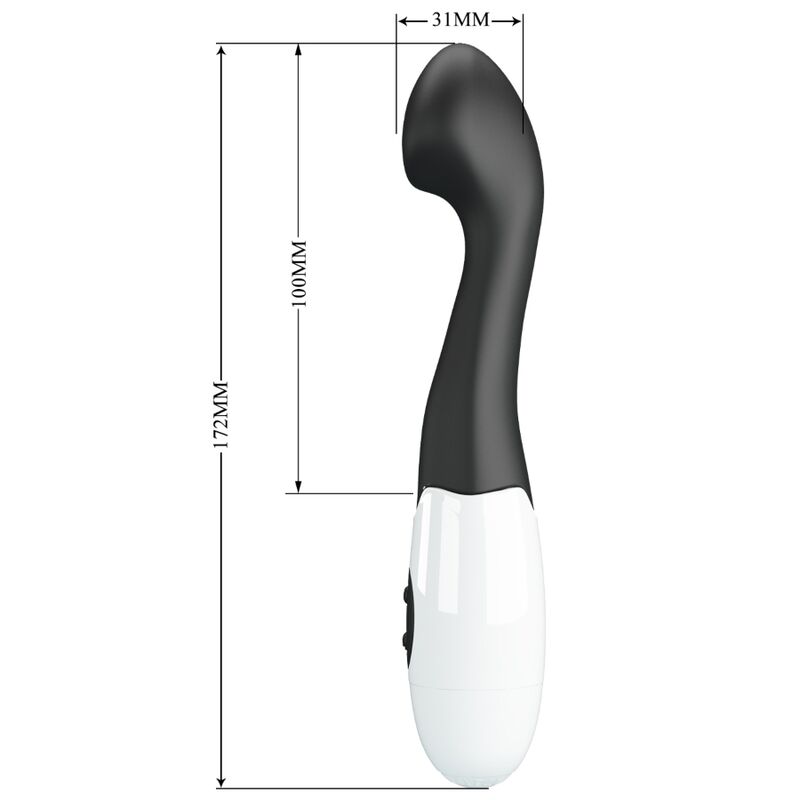 PRETTY LOVE - CHARLES G-SPOT VIBRATOR 30 MODES BLACK - My naughty haven #