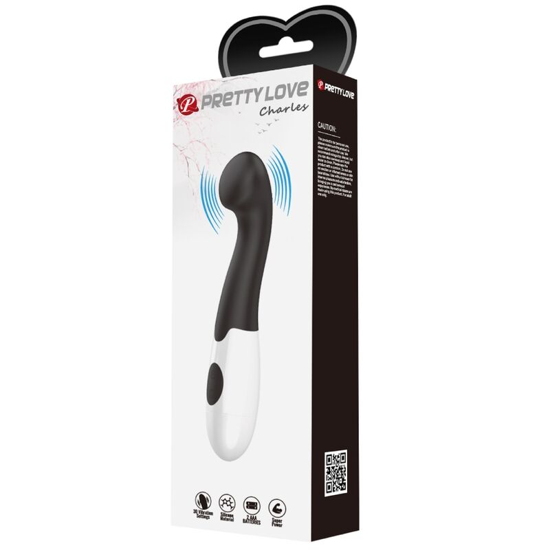 PRETTY LOVE - CHARLES G-SPOT VIBRATOR 30 MODES BLACK - My naughty haven #
