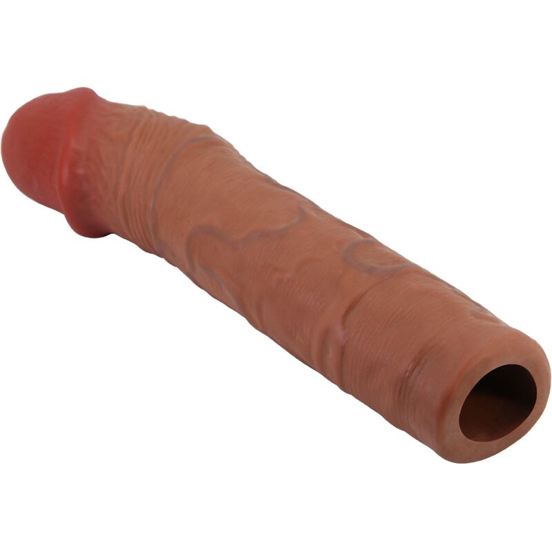 PRETTY LOVE - CHELSEA PENIS SLEEVE WITH 7.6 CM EXTENSION MULATTO - My naughty haven #