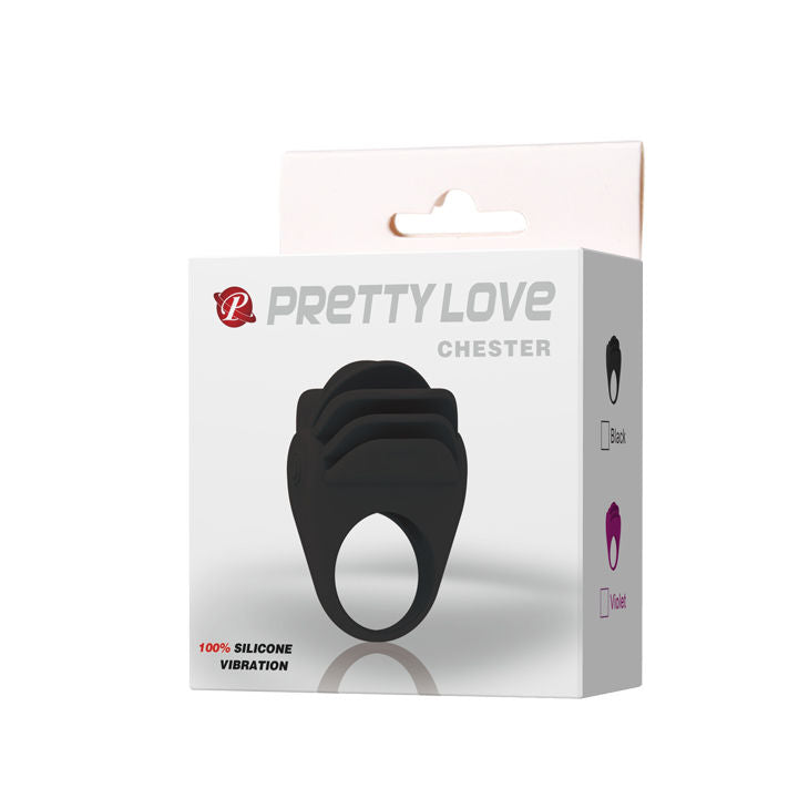 PRETTY LOVE - CHESTER BLACK VIBRATOR RING - My naughty haven #