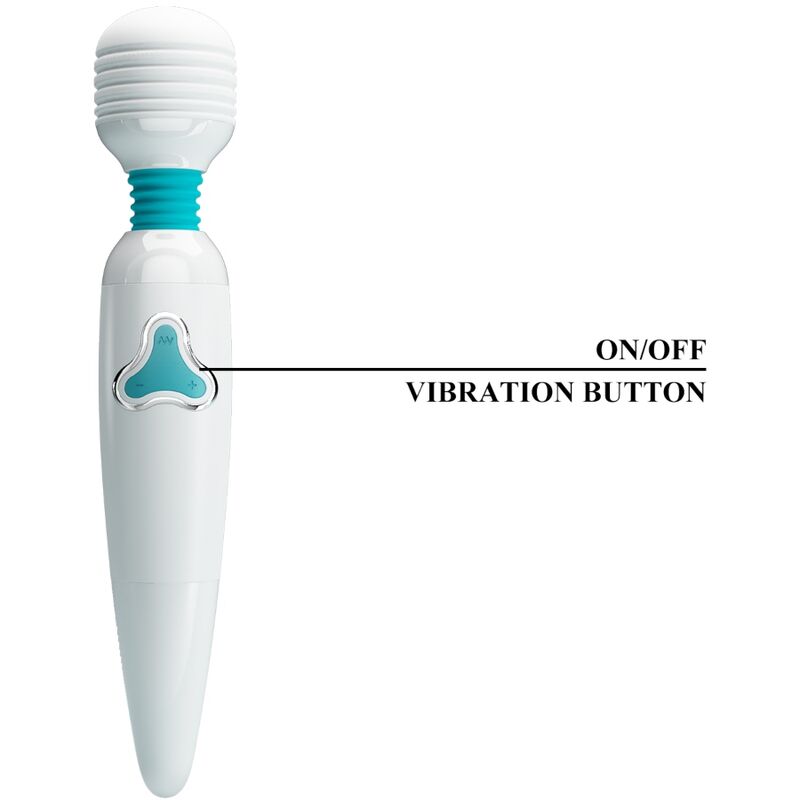 PRETTY LOVE - CLOUD WAND VIBRATOR  7 VIBRATIONS WHITE - My naughty haven #