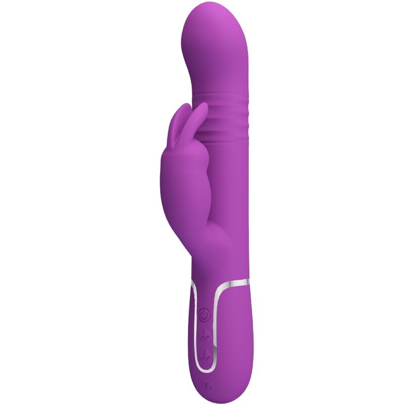 PRETTY LOVE - COALE 4 IN 1 MULTIFUNCTION RABBIT VIBRATOR  PURPLE - My naughty haven #