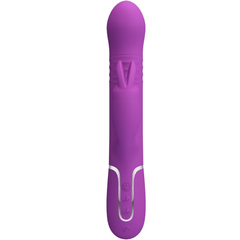PRETTY LOVE - COALE 4 IN 1 MULTIFUNCTION RABBIT VIBRATOR  PURPLE - My naughty haven #