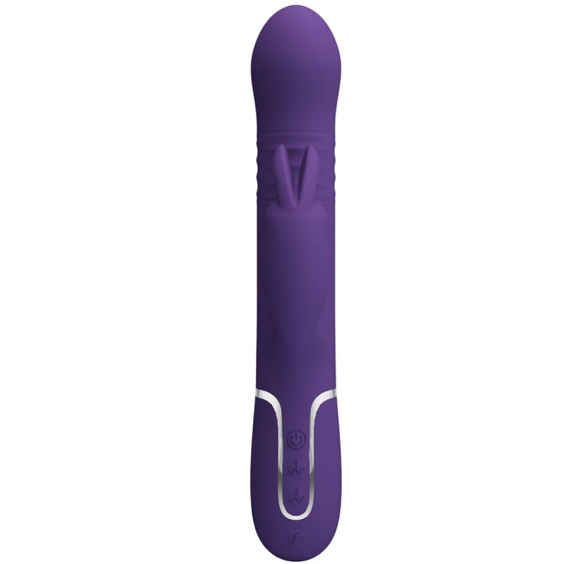 PRETTY LOVE - COALE RABBIT VIBRATOR 4 IN 1 PURPLE - My naughty haven #