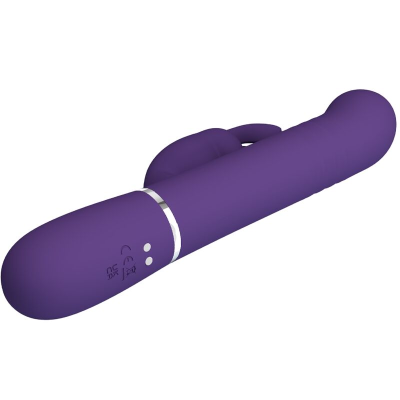 PRETTY LOVE - COALE RABBIT VIBRATOR 4 IN 1 PURPLE - My naughty haven #