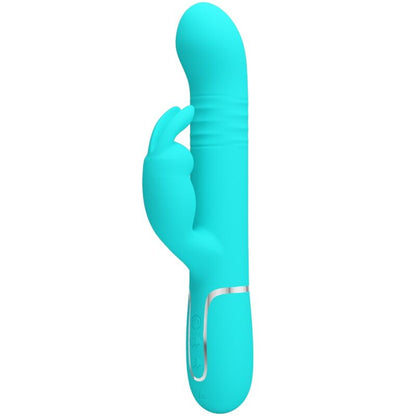 PRETTY LOVE - COALE RABBIT VIBRATOR PEARLS AQUA GREEN - My naughty haven #