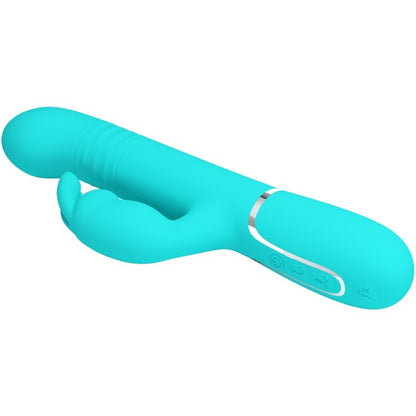 PRETTY LOVE - COALE RABBIT VIBRATOR PEARLS AQUA GREEN - My naughty haven #