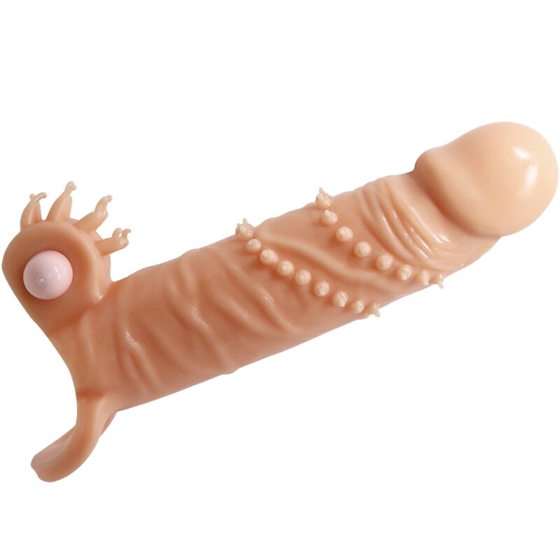 PRETTY LOVE - CONNOR PENIS SLEEVE + CLITORIS STIMULATOR FLESH - My naughty haven #
