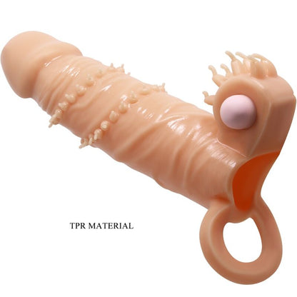 PRETTY LOVE - CONNOR PENIS SLEEVE + CLITORIS STIMULATOR FLESH - My naughty haven #